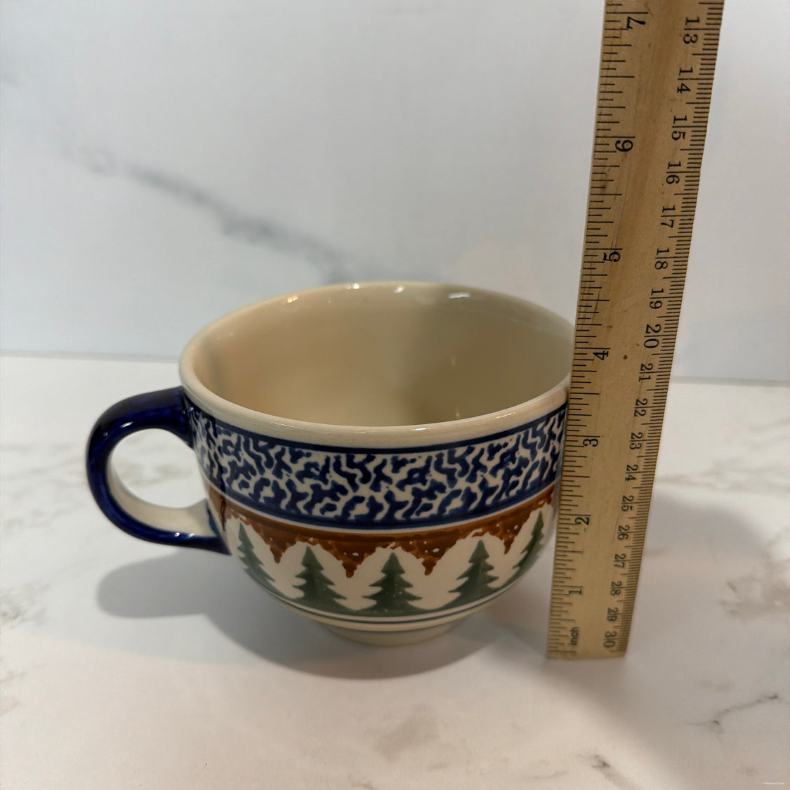 Polish Pottery  Soup Mug