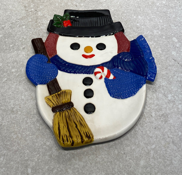 Snowma Plate Ceramic