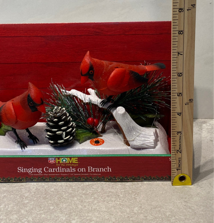 Singing Cardinals On Bench