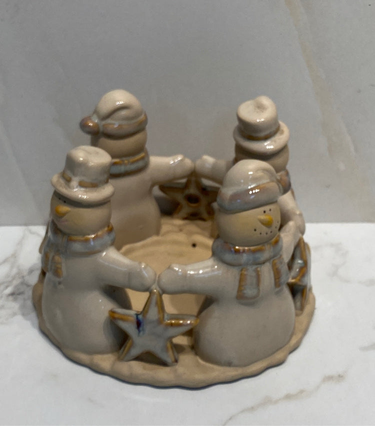 Snowman Candleholder