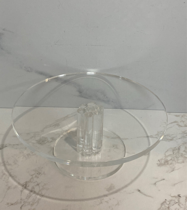 Lucite Cake Dish