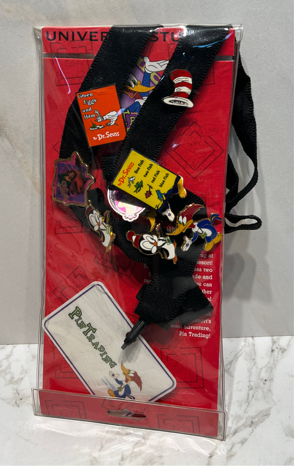Universal Studios Lanyard and Pins