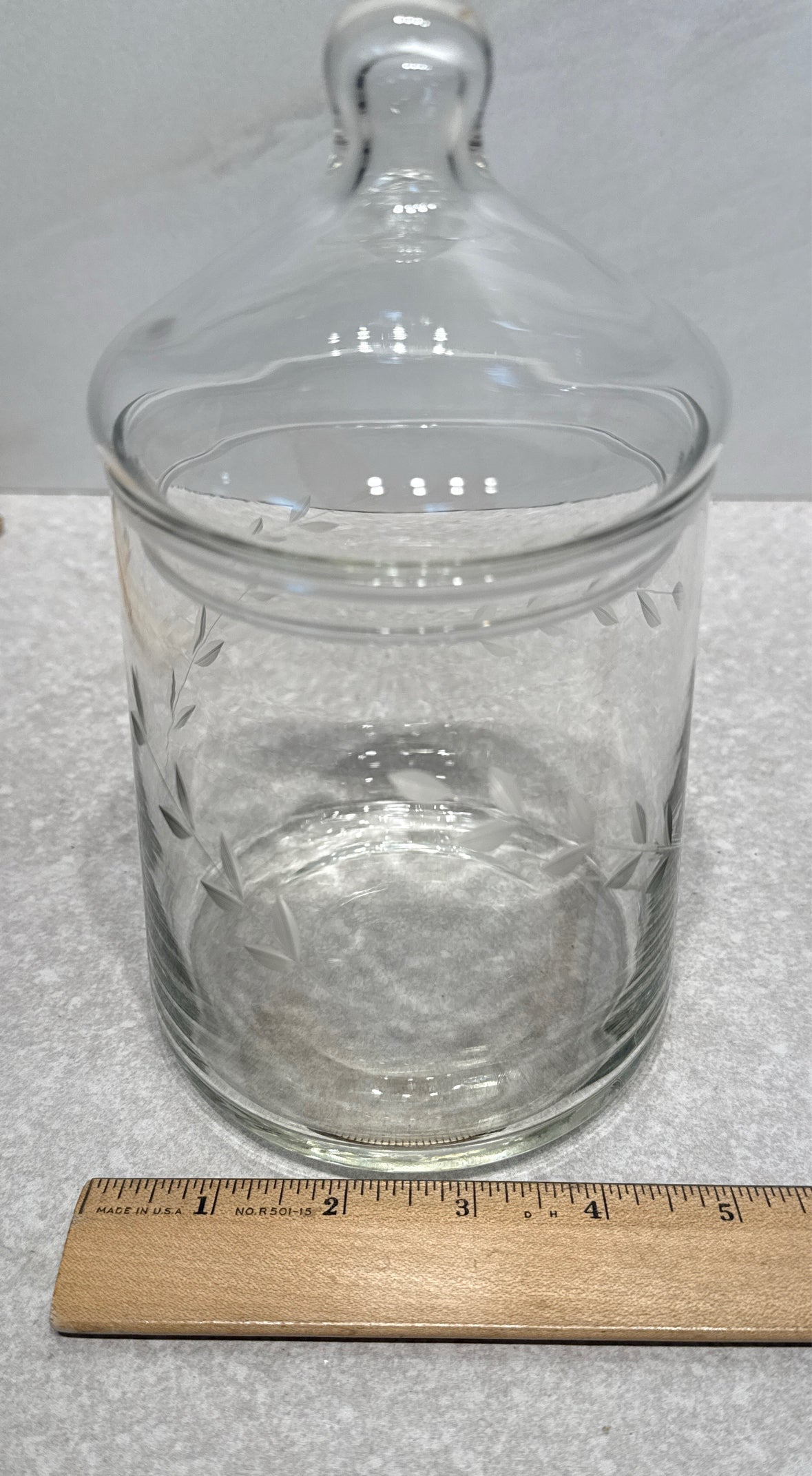 Covered Princess House Jar