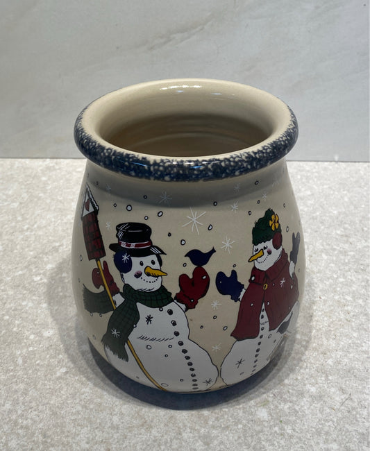Snowman Jar