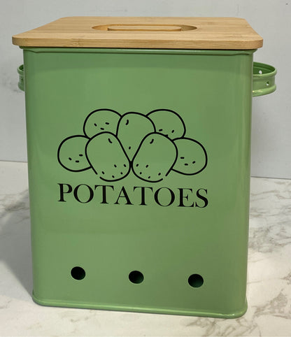 Potatoes Covered Bin