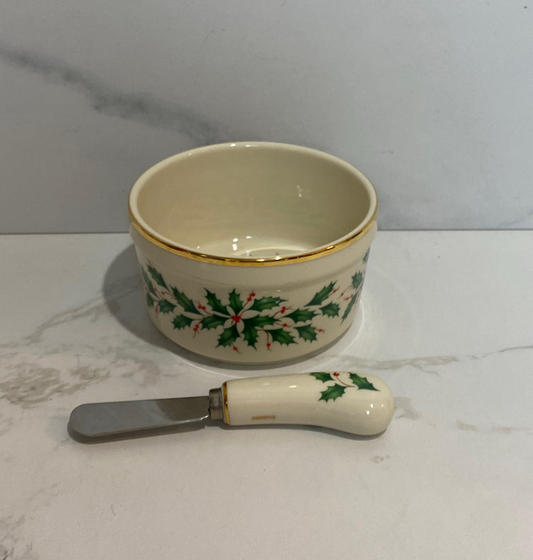 Lenox Holiday Bowl with Spreader