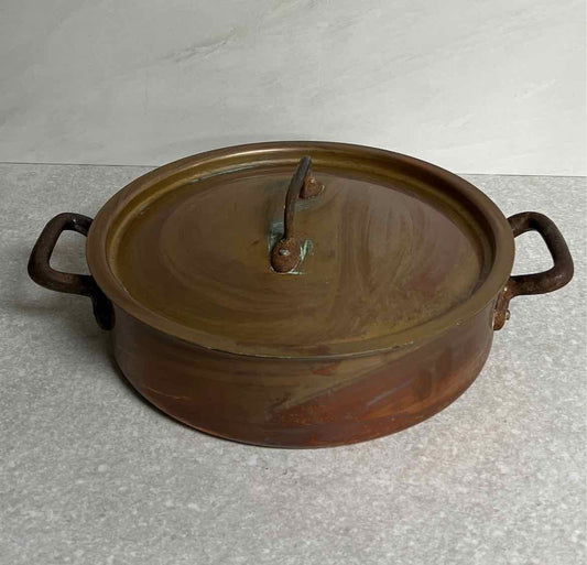 Bourgeat Copper Pan With Cover