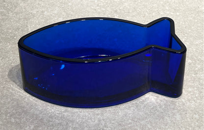 Cobalt Blue Fish Bowl