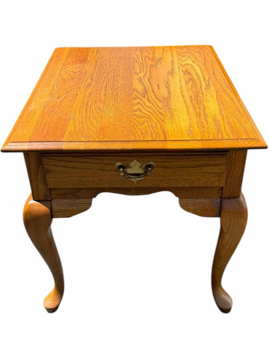 Oak End Table