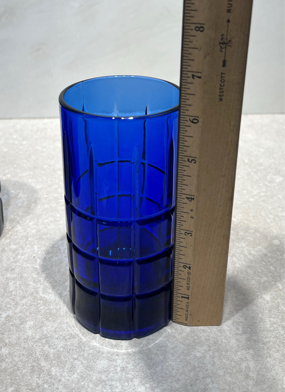 Set of 4 Blue Glasses