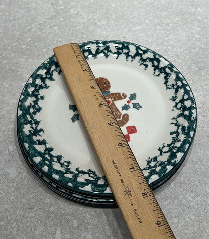 Set of 4 Gingerbread Plates