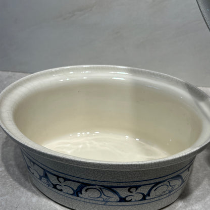 Dedham Pottery Covered Bowl