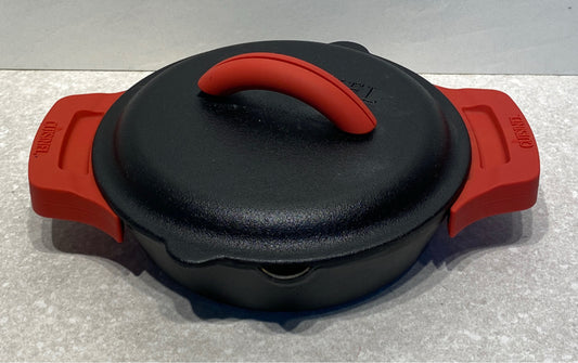 Covered Cast Iron Pan
