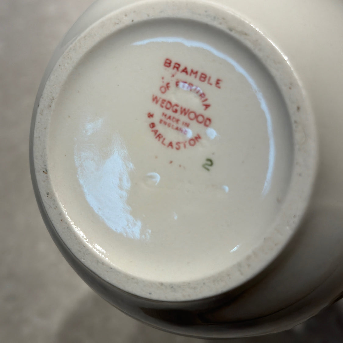 Wedgwood Bramble Sugar And Creamer