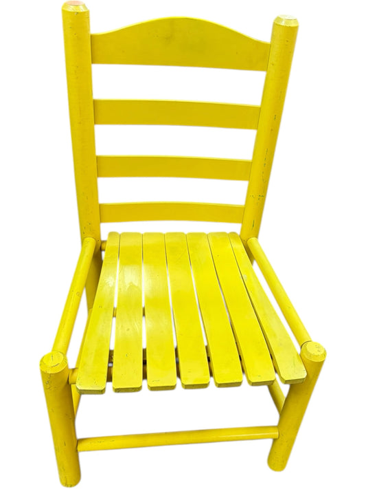 Yellow Childs Chair