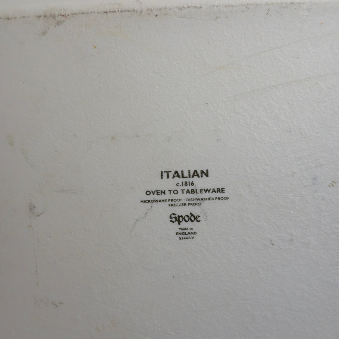 Italian Spode Casserole