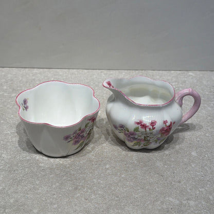 Shelley Sugar and Creamer