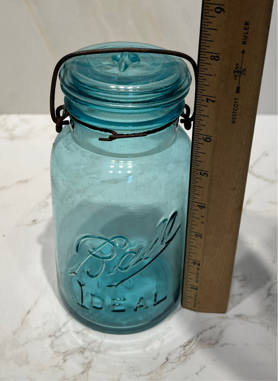 Blue Canning Jar
