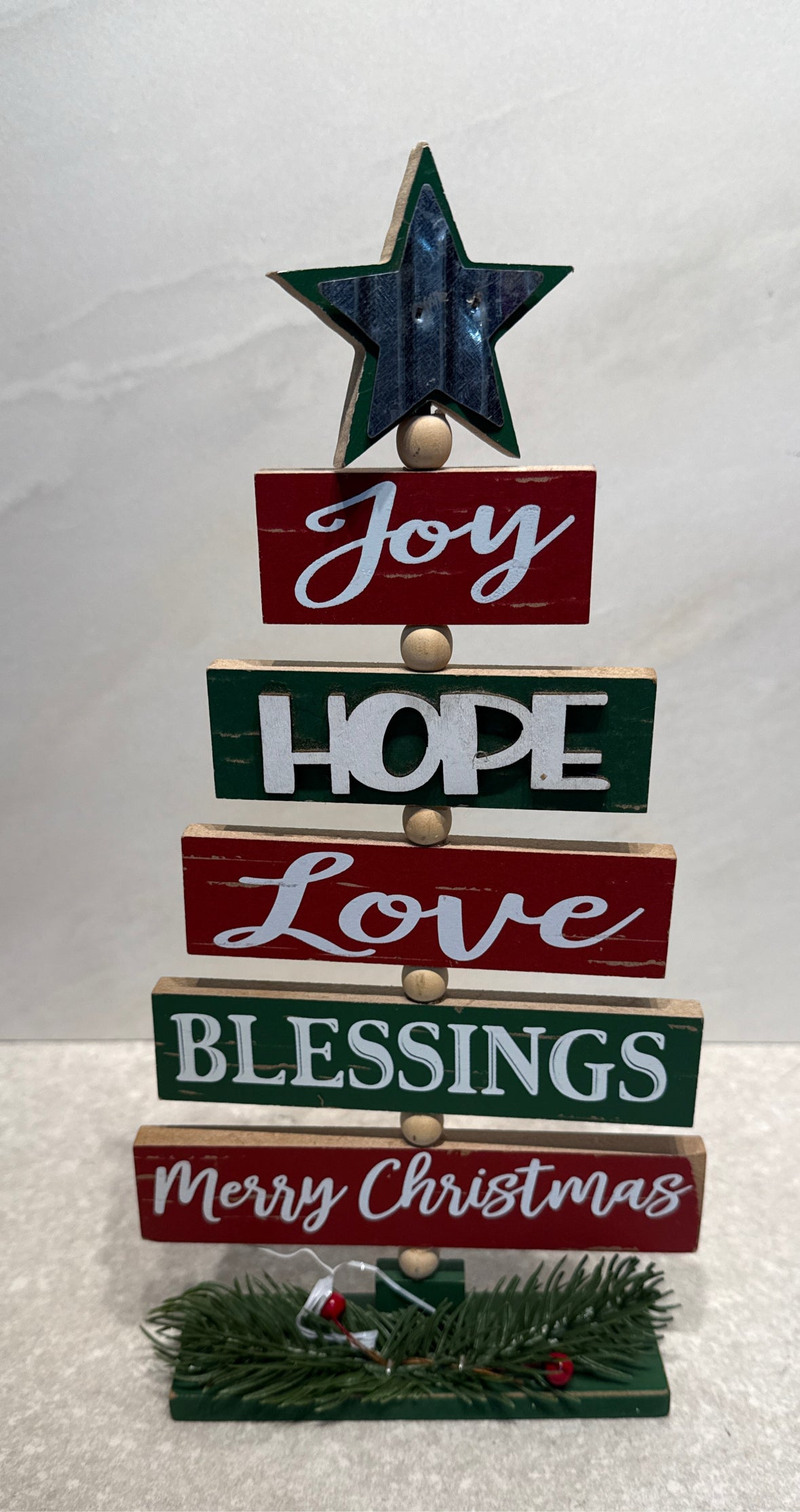 Merry Christmas Figurine