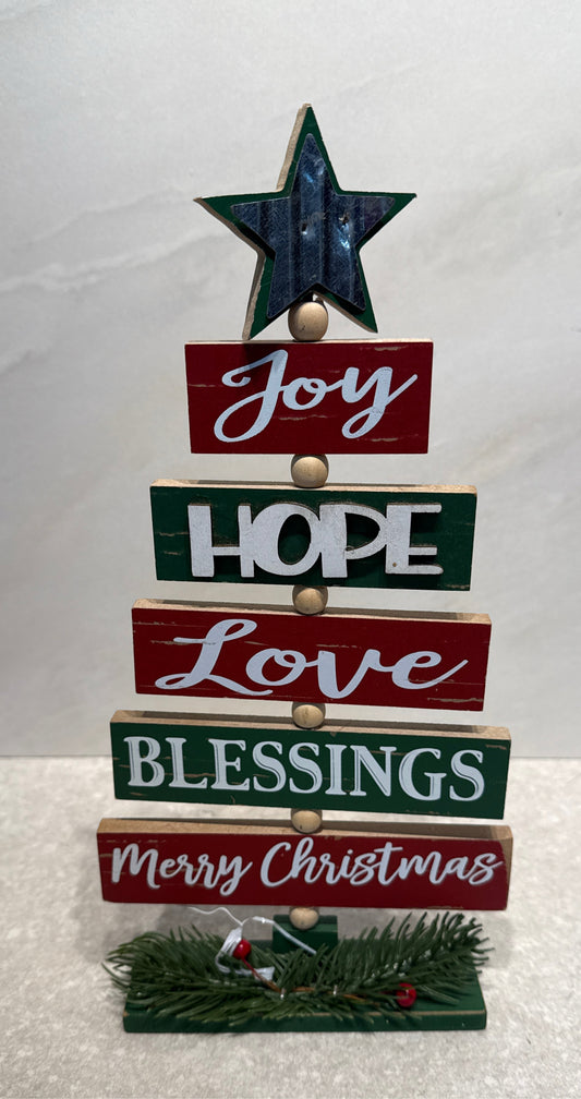 Merry Christmas Figurine