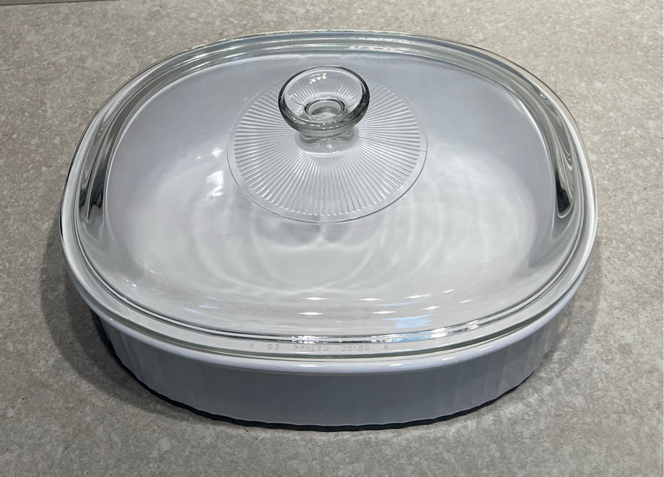 Covered Corningware Casserole