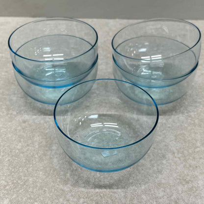 Set of 5 Blue Bowls