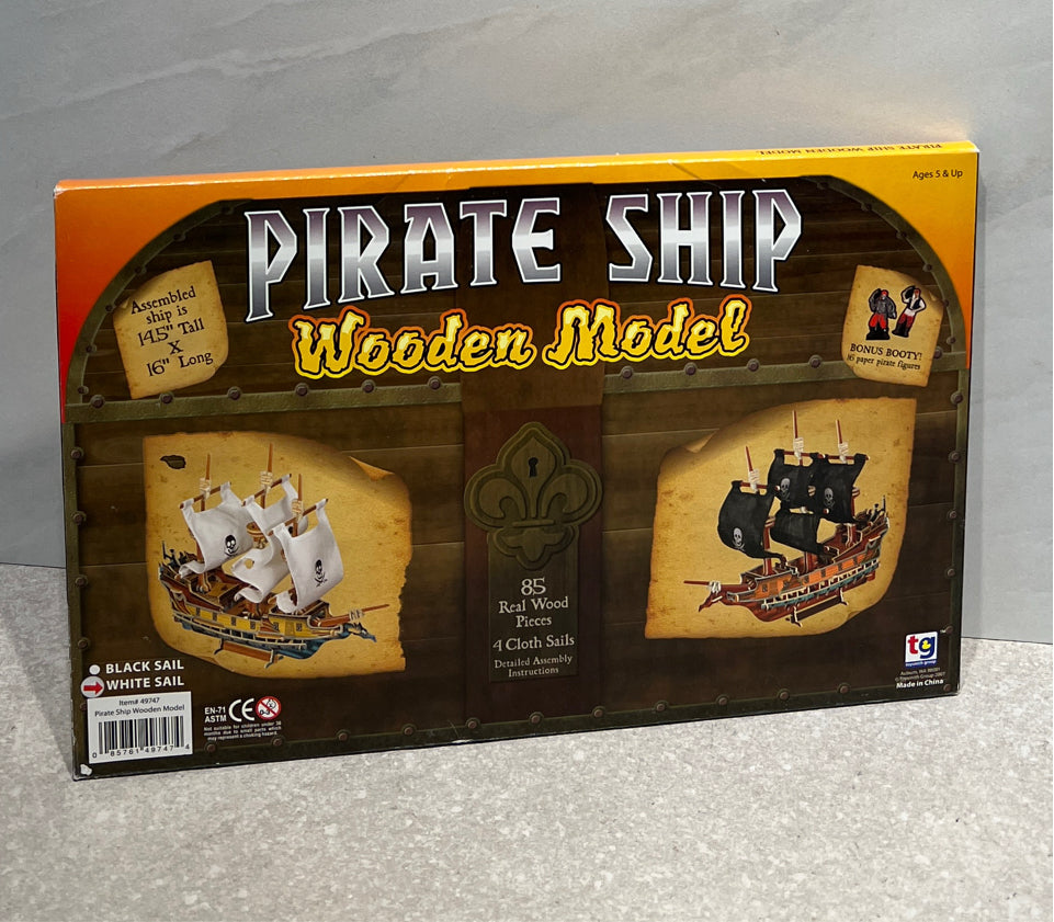 Pirate Ship Wooden Model