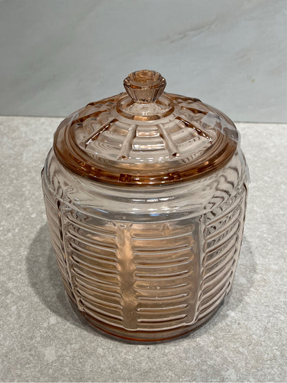 Pink Covered Jar