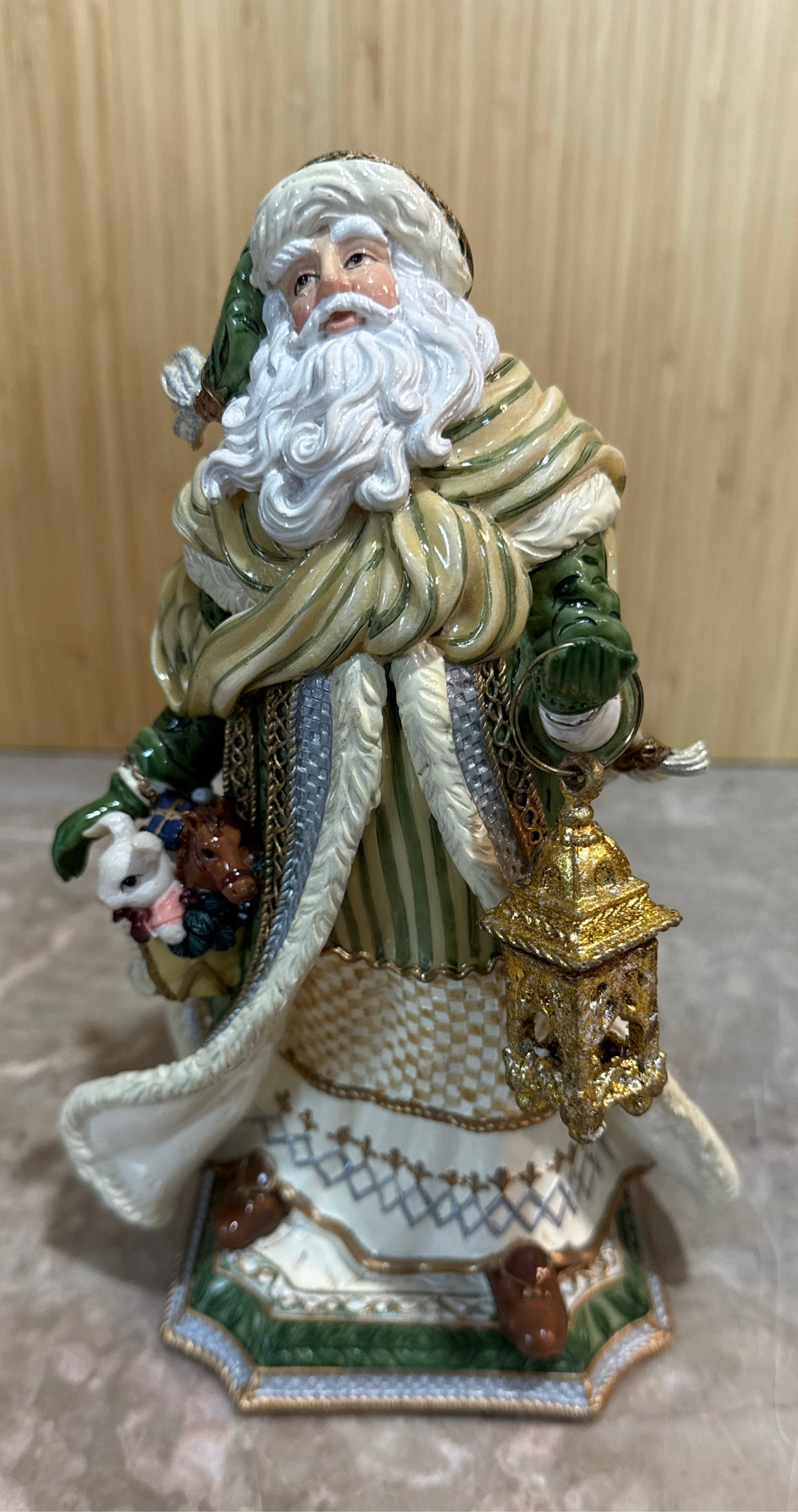 Fitz and Floyd Santa Music Box