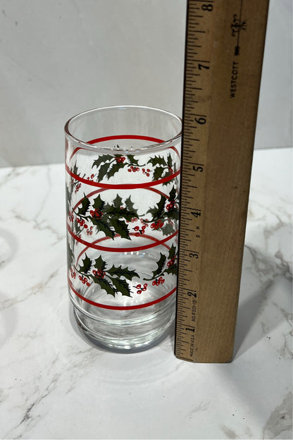 Set of 6 Christmas Glasses