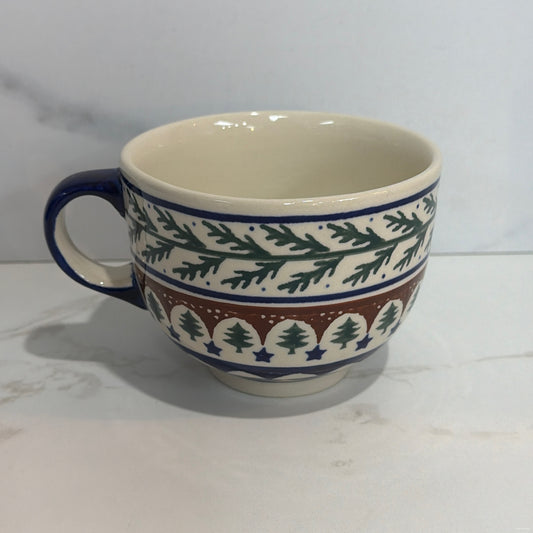 Polish Pottery  Soup Mug