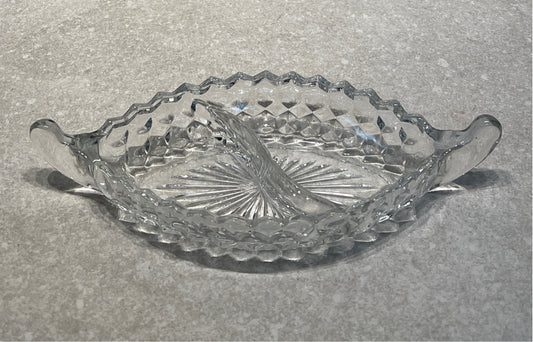 Fostoria America Divided Bowl