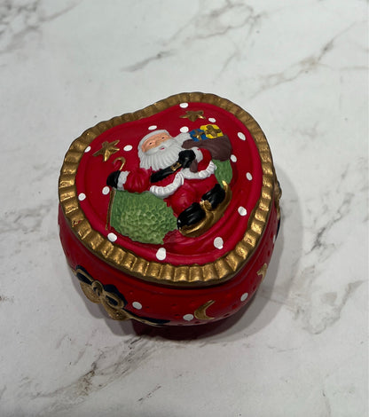 Santa Trinket Box