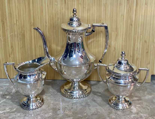 Teapot, Sugar, and Creamer