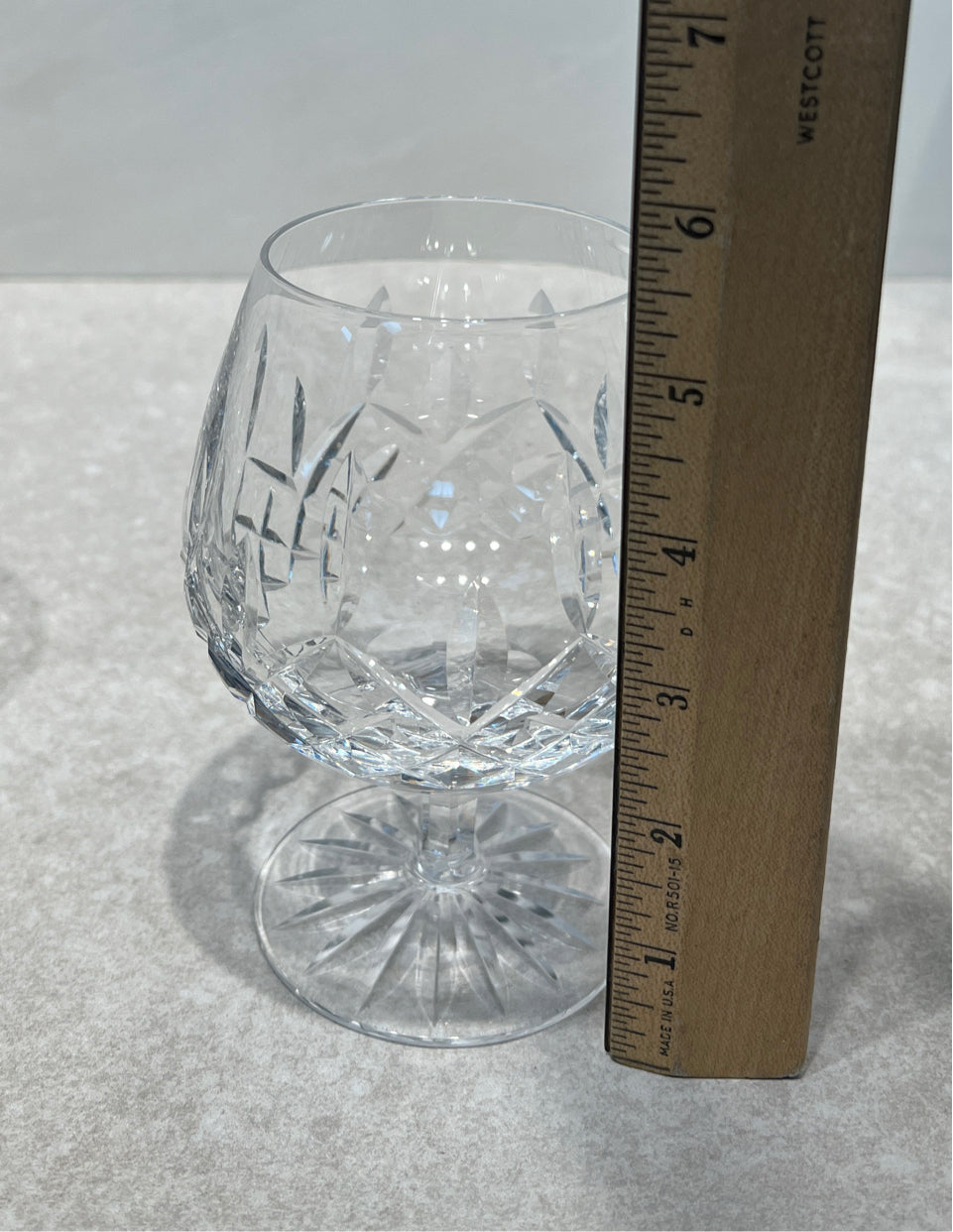 Set of 4 Waterford Brandy Glasses
