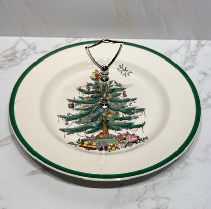 Spode Christmas Handled Plate