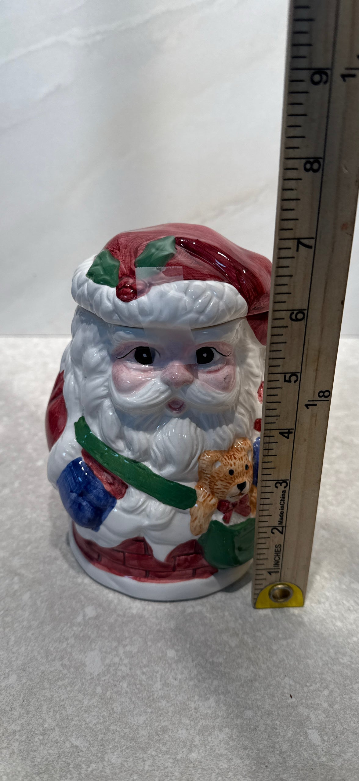 Santa Covered Jar