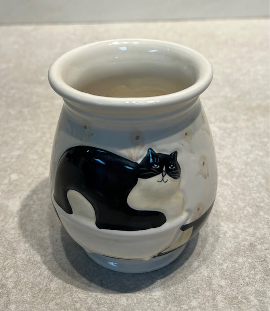 Warren Kimble Cat Vase