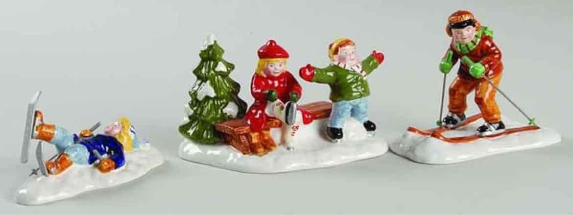 Dept. 56 Skaters and Skiers