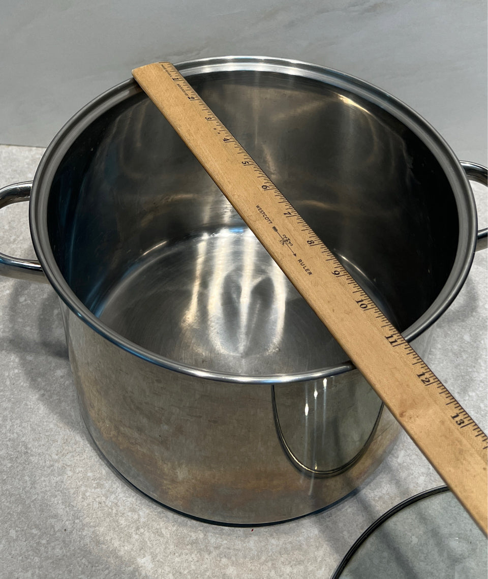 Covered Lusterware Pot