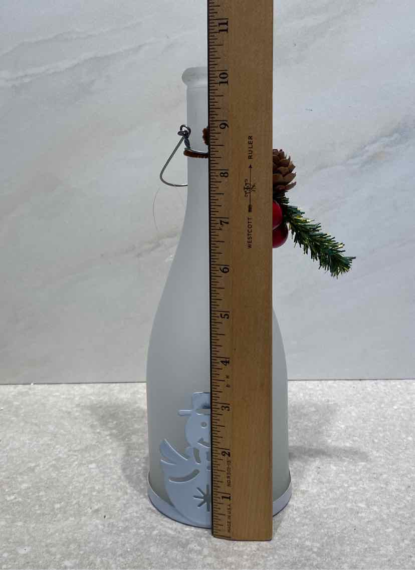 Lighted Snowman Bottle