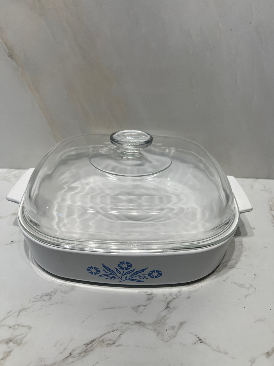 Covered Corning Ware Casserole