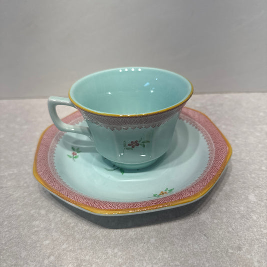 Cup And Saucer Calyx Ware
