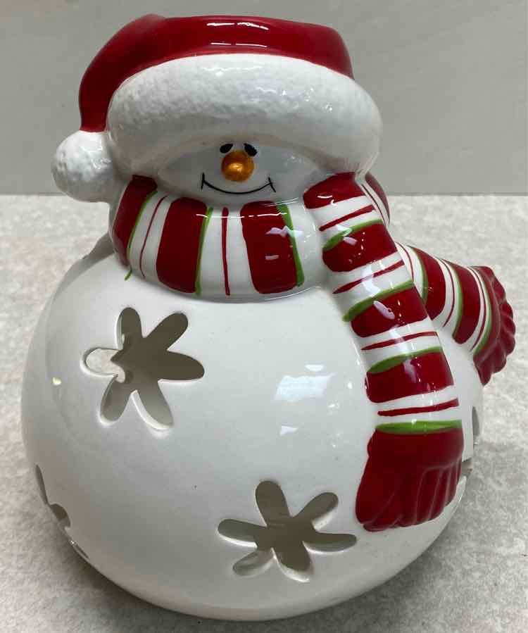 Snowman Candleholder