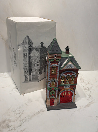 Dept. 56 Red Brick Firestation