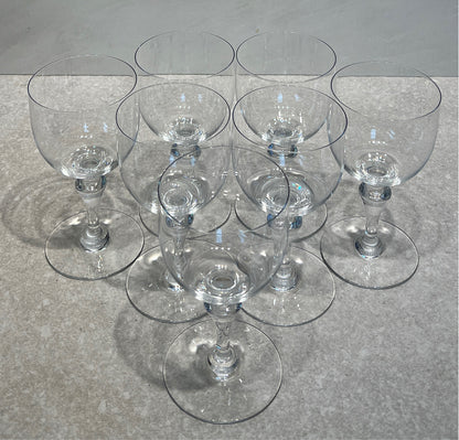 Set of 7 Baccarat Normandie Glasses
