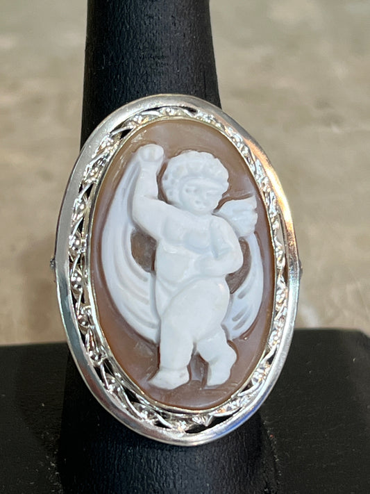 Sz.8 Cameo Ring