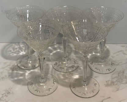 Set of 5 Glasses