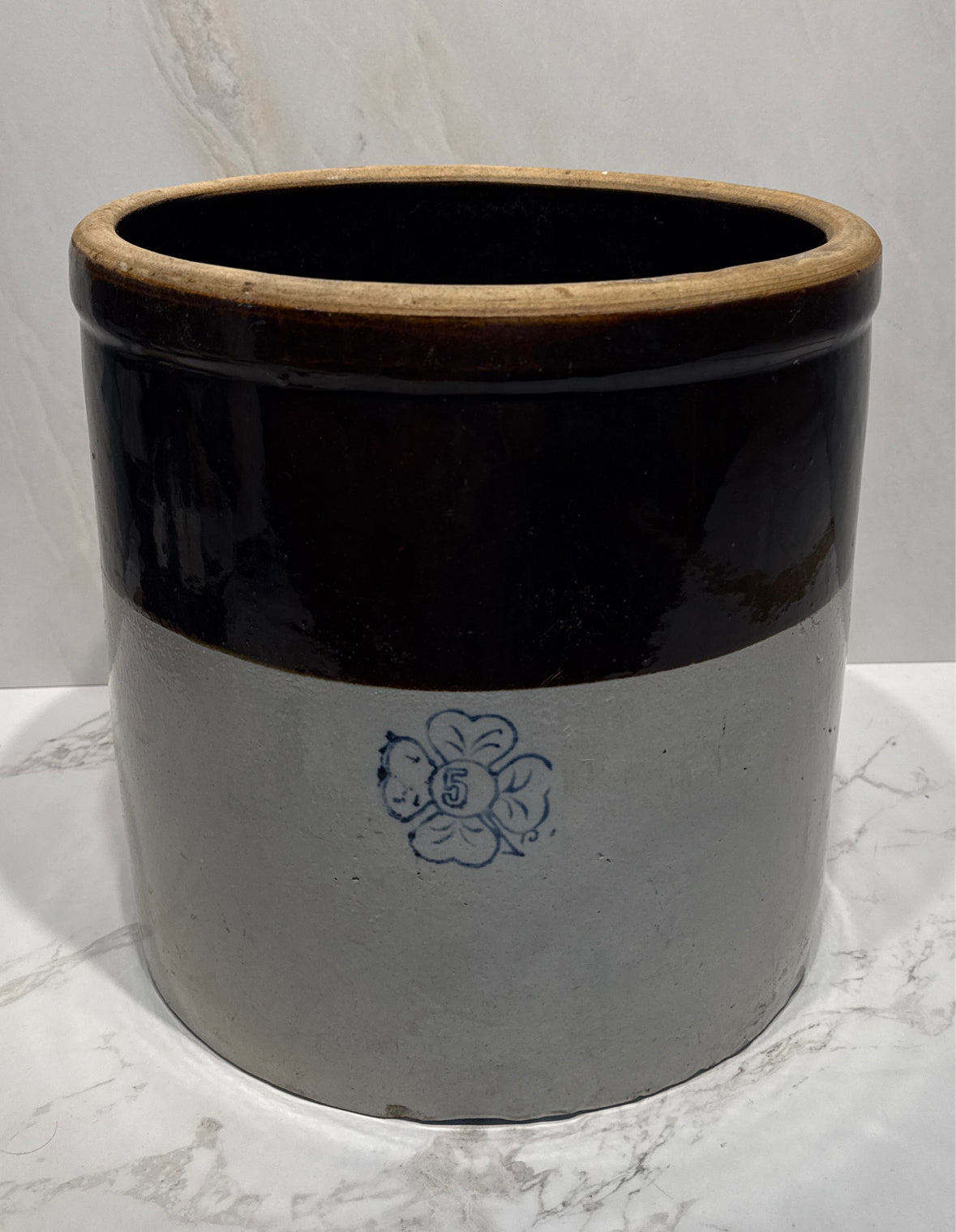 Crock #5 - as found