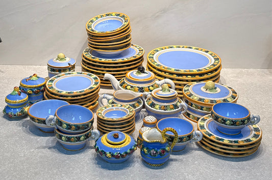 Italy Majolica Dinnerware Set
